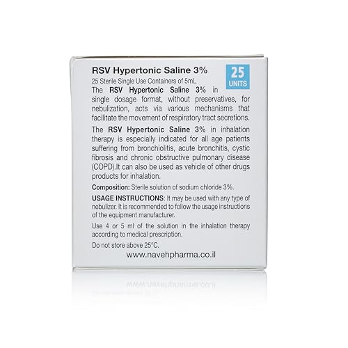 NAVEH PHARMA RSV packaging shows sterile, baby-safe vials and box