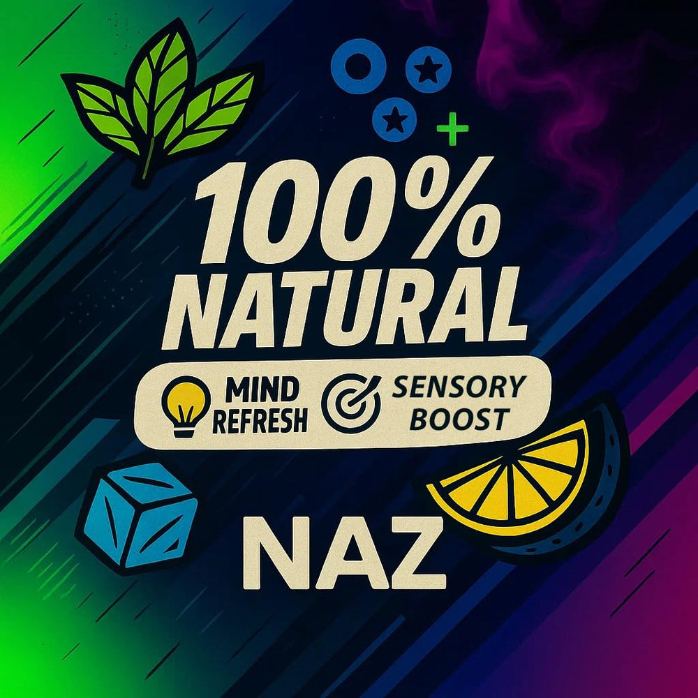 Close-up of vapor inhaler releasing menthol scent
