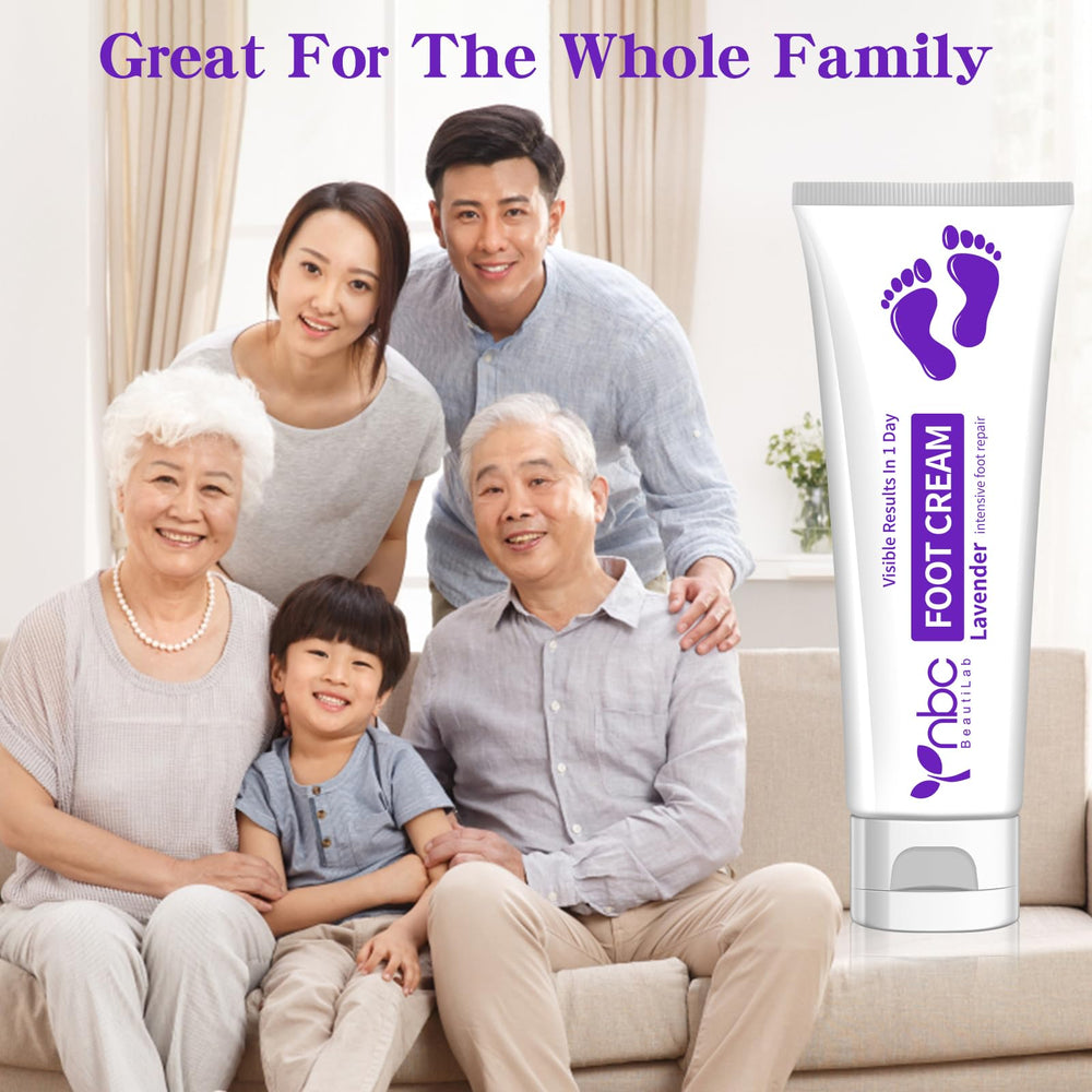 NBC BeautiLab sensitive-skin friendly lavender scent formula: fragrance-light, non-greasy care for all skin types.