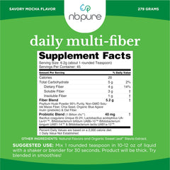 Serving suggestion for nbpure Daily Fiber Powder