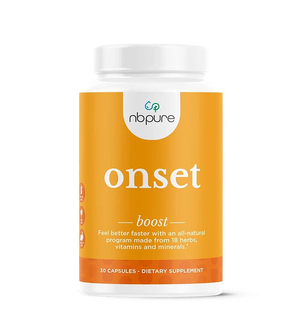 nbpure On-Set Immune Booster bottle and capsules