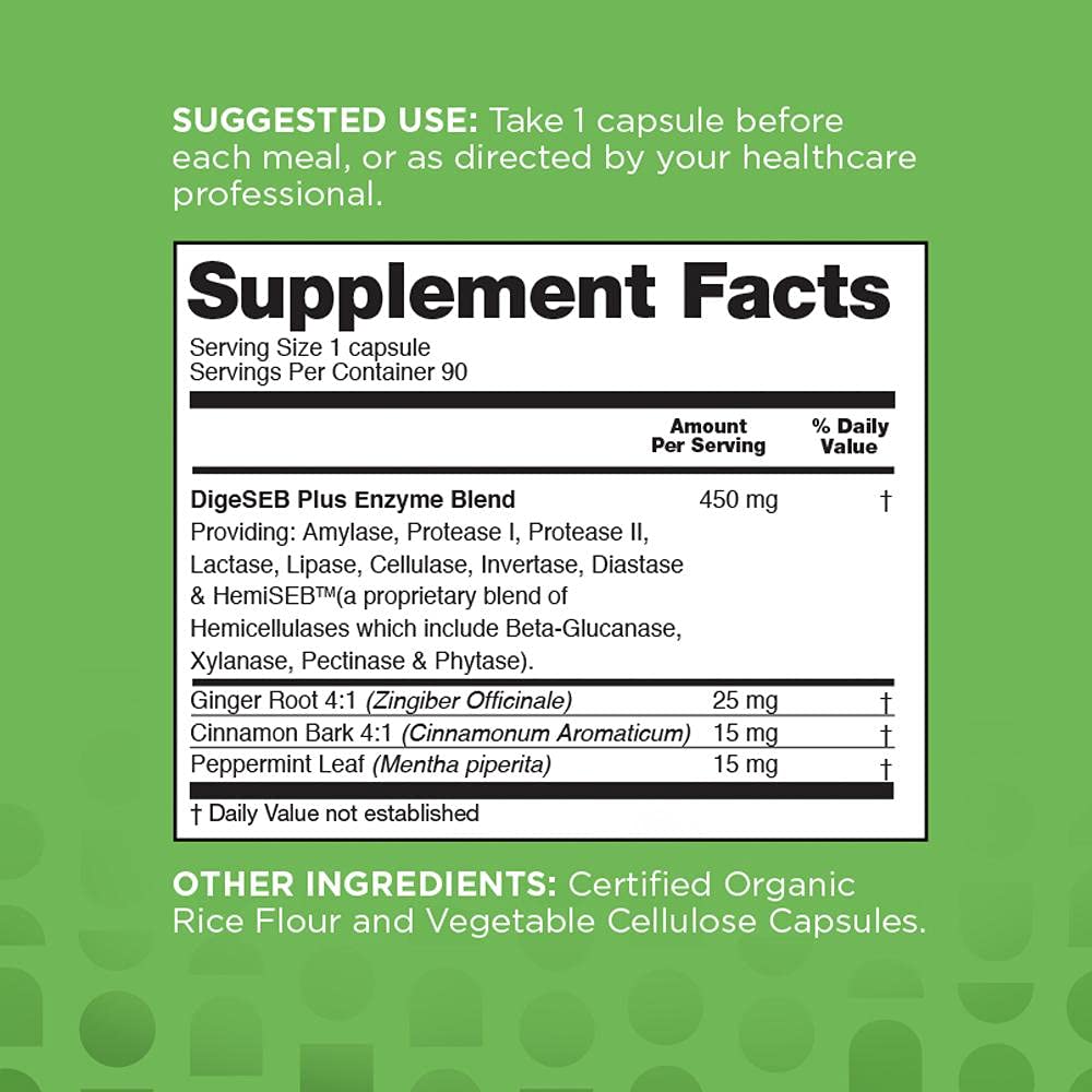 Bottle and boxes with 12 enzymatic blend