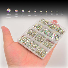 NCB tweezers and picking pen included for precise rhinestone placement
