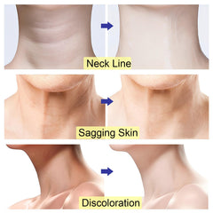 Neck Firming Cream contour demo illustrating subtle tightening around the neck.