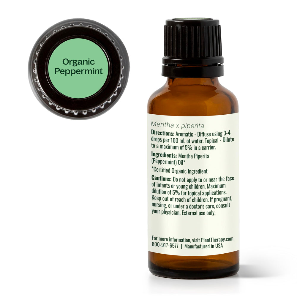 Diluted peppermint essential oil for neck tension relief
