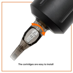 Needlehouse 0.35mm diameter cartridge for consistent ink flow and saturation.