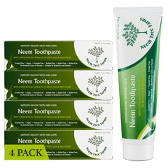 Neem fluoride-free toothpaste 4-pack banner