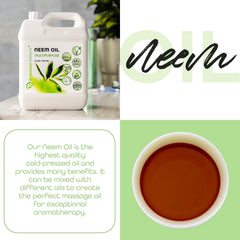 Neem oil for cosmetics and essential oil blending