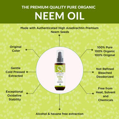 Neem oil for hair and scalp application