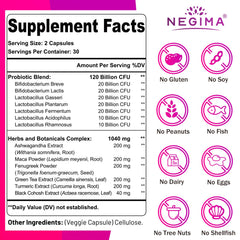 Negima menopause capsules ready for daily use promote balance during hormonal changes.