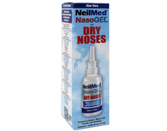 Travel-friendly NeilMed NasoGel 1 fl oz bottle ideal for dry-air relief.