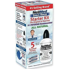 NeilMed Sinus Rinse Starter Kit bottle 240ml for gentle daily nasal hygiene
