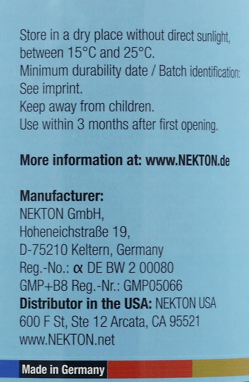 Nekton Calcium Plus ingredients