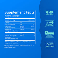 On-the-go sachet and multi-serving canister of Nello SuperCalm