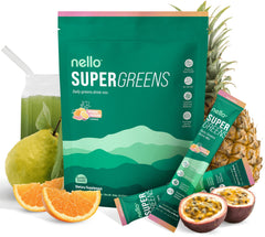 Nello Supergreens Orange Travel Pack – front box view