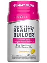 NeoCell Hair Skin Nails Beauty Builder Gummies - Lemon flavor, 60 count