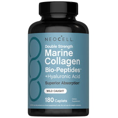 NeoCell Marine Collagen Peptides bottle containing 180 caplets