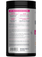 Ingredients include hyaluronic acid, vitamin C and biotin