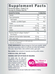 Non-GMO, gluten-free labeling for Beauty Infusion