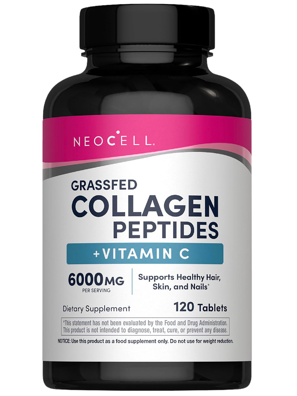 NeoCell Collagen Plus Vitamin C 120-count bottle hero image