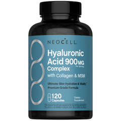 NeoCell Hyaluronic Acid Complex 900mg packaging with 120 capsules