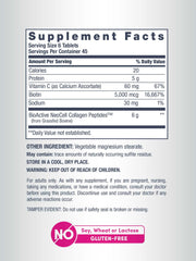 NeoCell brand collagen supplement packaging on a vanity