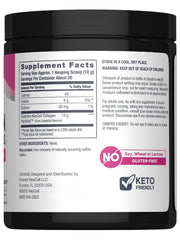 Back label with product details