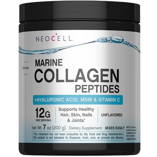 NeoCell Marine Collagen canister with Hyaluronic Acid, MSM and Vitamin C