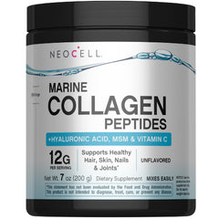 NeoCell Marine Collagen canister with Hyaluronic Acid, MSM and Vitamin C