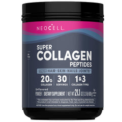 Front view of NeoCell Super Collagen Peptides canister