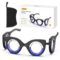 NEOISM motion sickness glasses front view reduce dizziness during car trips