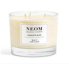 Ambient glow from NEOM Complete Bliss elevating mood and space.