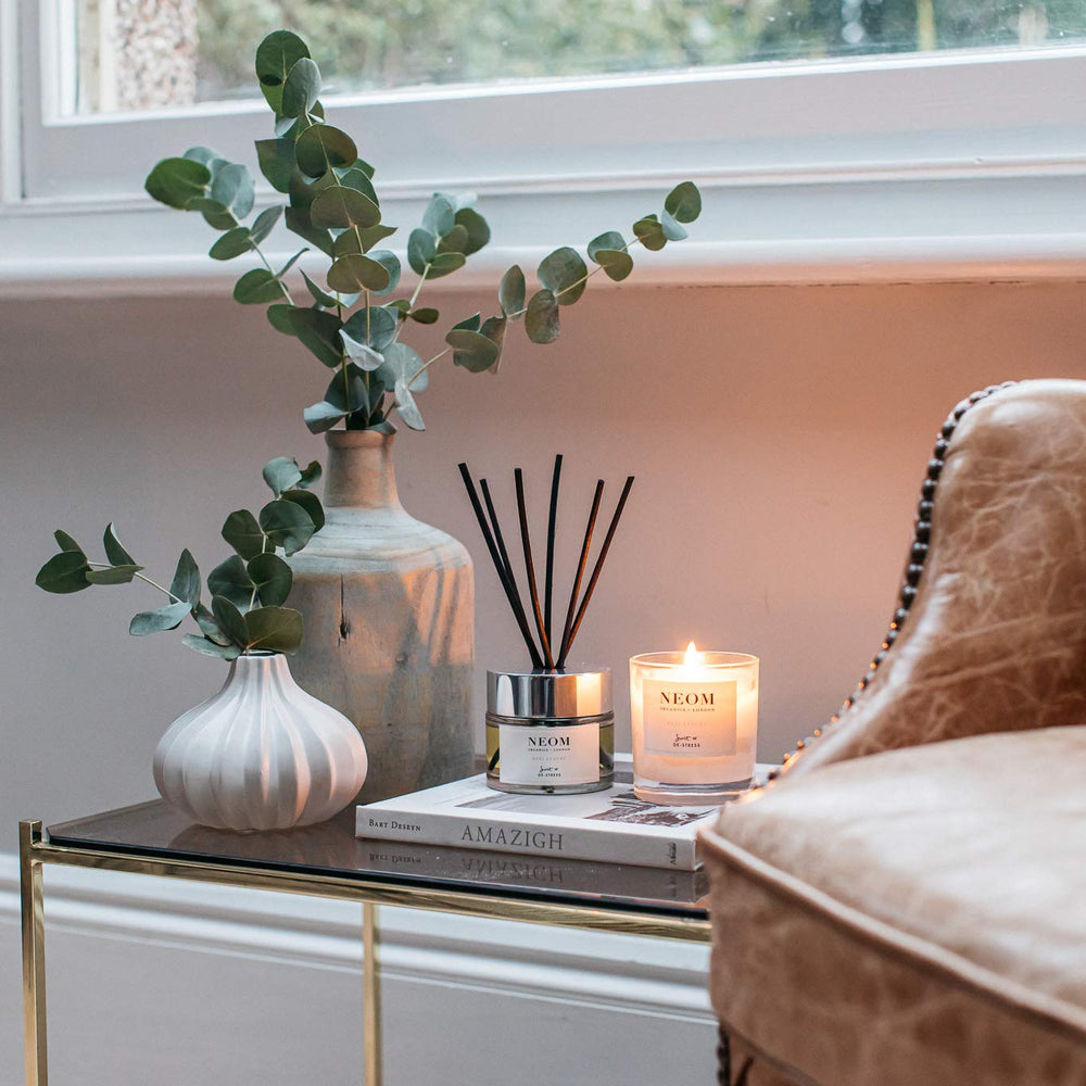 Gift-ready NEOM Complete Bliss candle, ideal for mindful gifting.