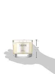 NEOM Complete Bliss wax pool showing even burn for consistent fragrance.
