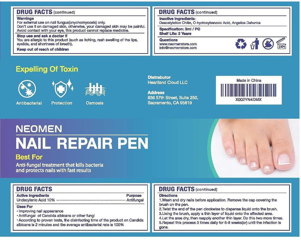 NEOMEN Nail Fungus Pen daily-use routine demonstration.