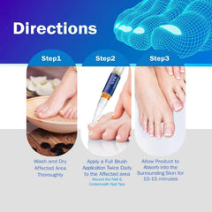NEOMEN Nail Fungus Pen damaged-nails before-after shows visible improvement.