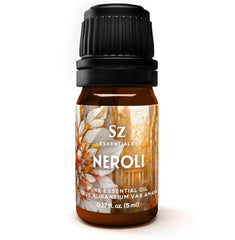 Neroli essential oil 5ml bottle front view