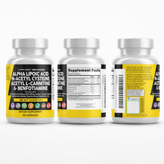 Nerve Defend box packaging with USA-made seal and 90 capsules