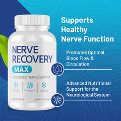 Front of Nerve Recovery Max box showing product name