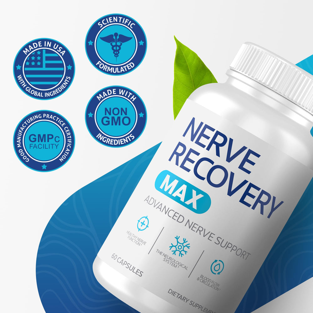Nerve Recovery Max capsule highlights Acetyl-L-carnitine