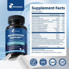 Vegan, gluten-free, non-GMO capsule bottle