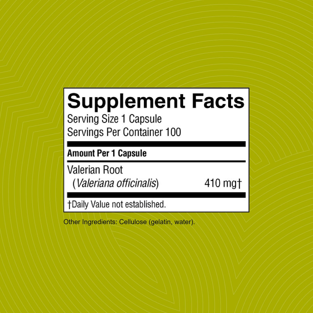 Valerian root for nervous system support and calm