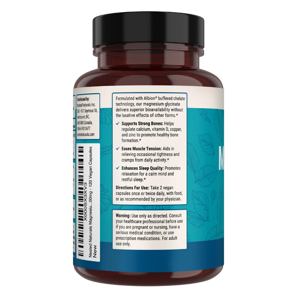 120 vegan capsules per bottle