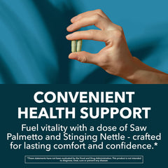 Ingredients: Saw Palmetto and Nettle Root blend