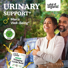 Stinging nettle root extract drops bottle