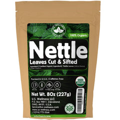 8oz nettle tea from wild harvest, loose leaf