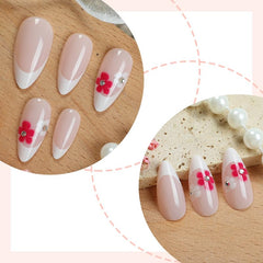 NEUQL jelly glue reusable option for French tip nails.