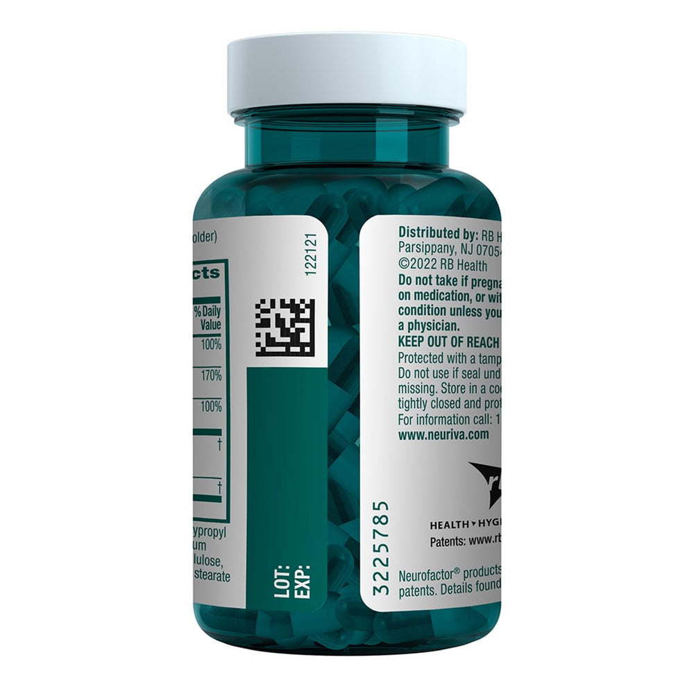 Neuriva Plus with Neurofactor and PS ingredients graphic