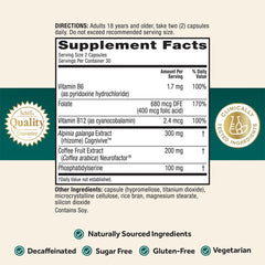 NEURIVA Ultra decaffeinated formula packaging close-up