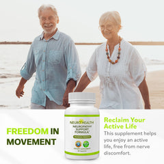 Active lifestyle illustration showing neuropathy relief